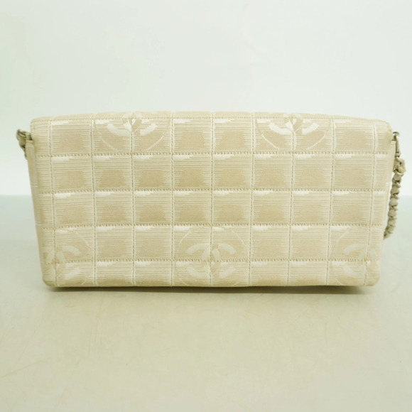 CHANEL Cream Shoulder Bag